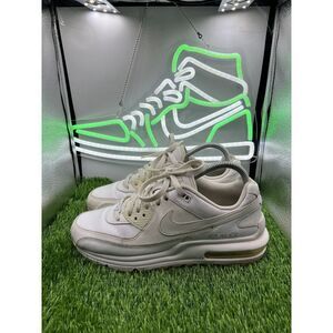 Nike Air Max Wright LTD Shoes Mens Size 7Y Triple White‎ Wmns 8.5 317934-111